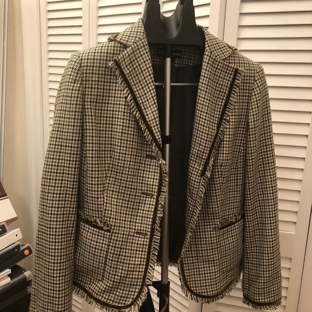 Norton McNaughton green/yellow jacket, size 8